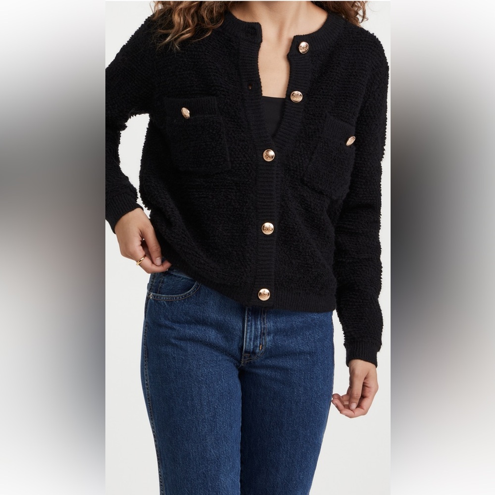 Line & Dot Khloe Boucle Cardigan